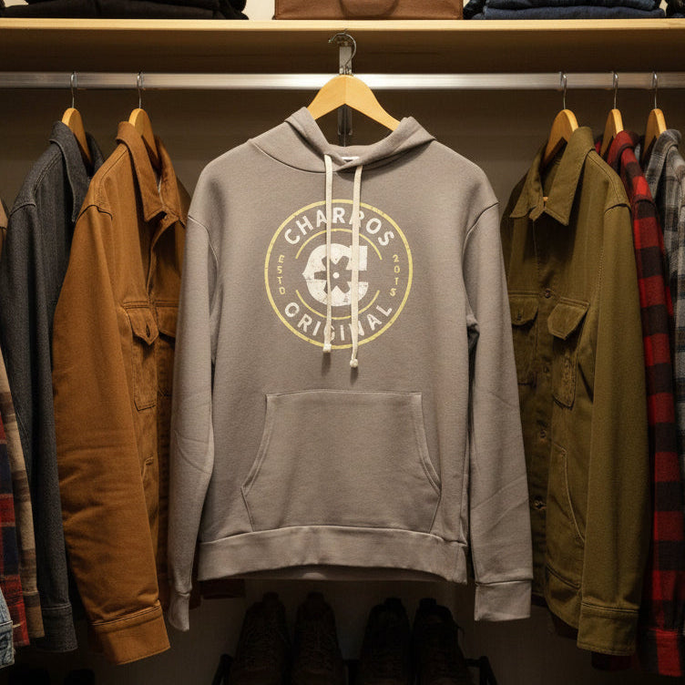 Logo Badge "C" Stone Charros Hoodie