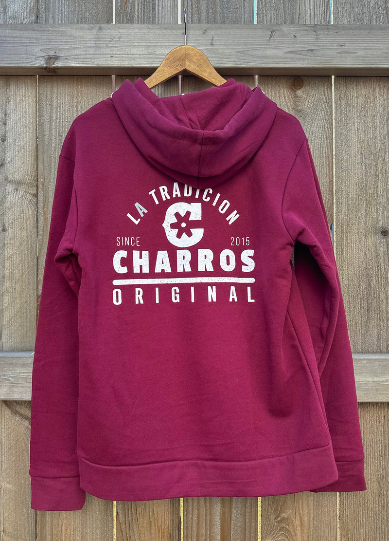La Tradicion Maroon Charros Hoodie