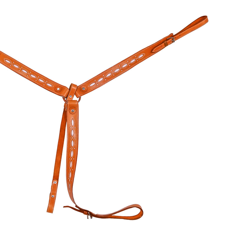 Charro Miel Pecho Pretal Resacado Charreria