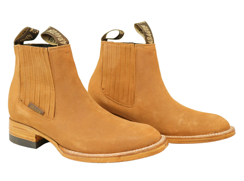 Miel Botines Charros "Aragon" Mexican Charro Ankle Boots