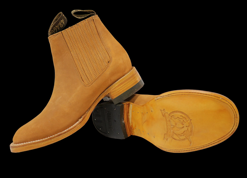 Miel Botines Charros "Aragon" Mexican Charro Ankle Boots