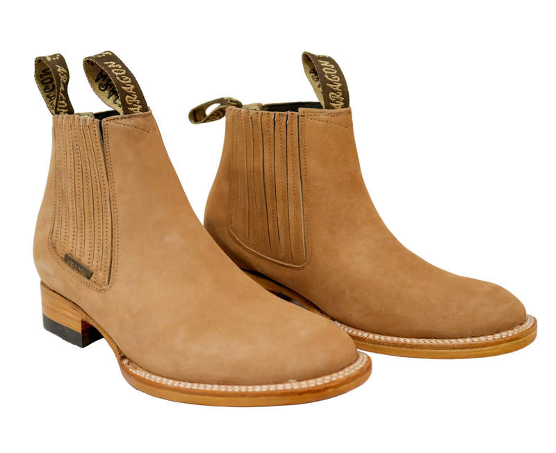 Charro Botines Pinon "Aragon" Mexican Charro Ankle Boots