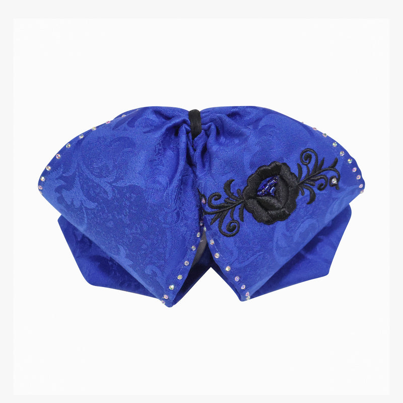Blue Mono Mexican Charro Flor Camisa