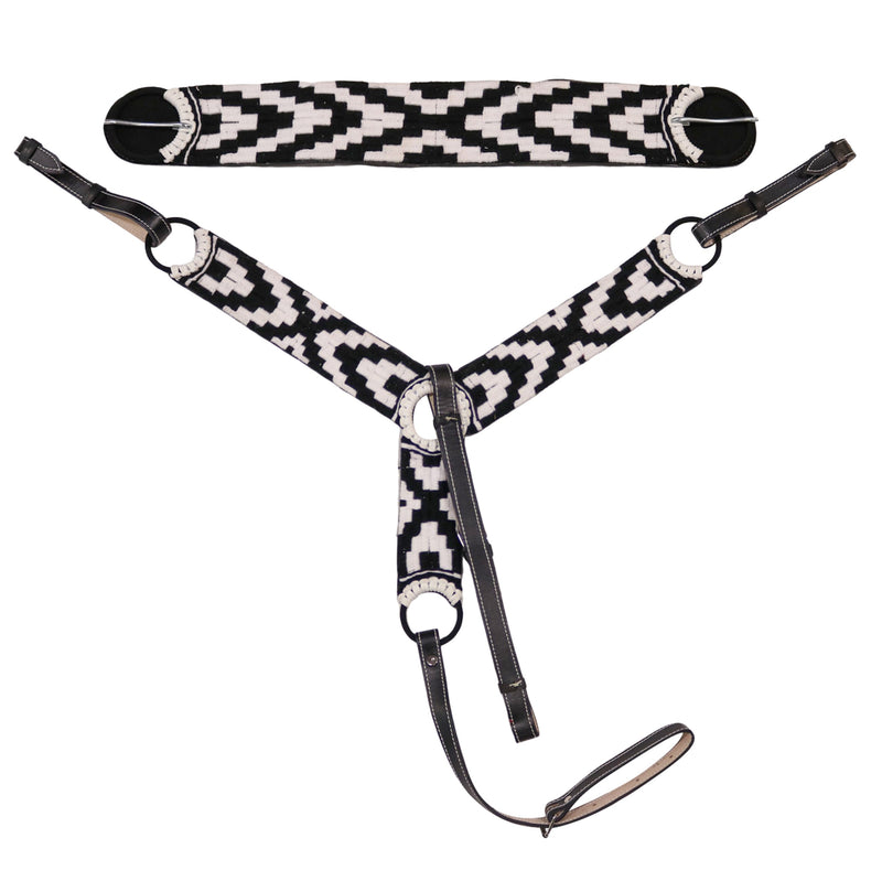 Mexican 34.5" Cincho Pecho Pretal Lienzo Charro