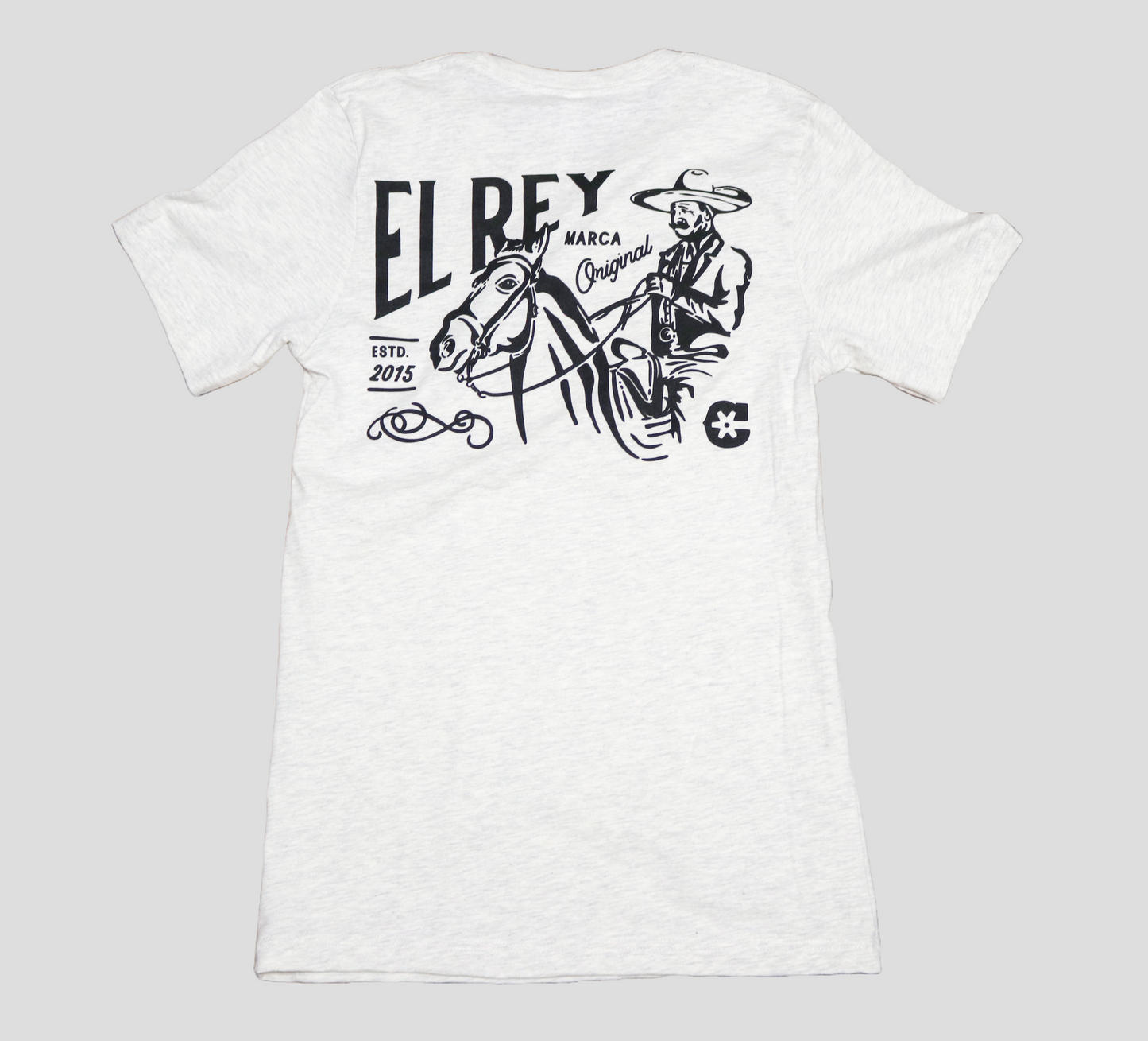 XL Oatmeal Original "El Rey" Playera T-Shirt