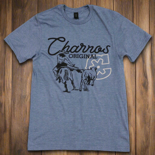 "Colas" Azul Indigo Charros Tee
