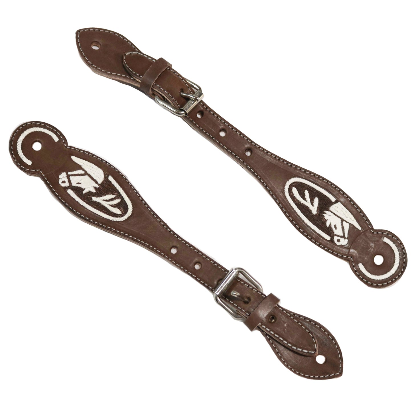 Charro Mexican Spur Straps Espuelas Piteados