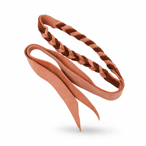 Barbiquejo 2 - Tone Gamuza Sombrero Leather Chin Strap - M - Royal Saddles - Sombreros Charros