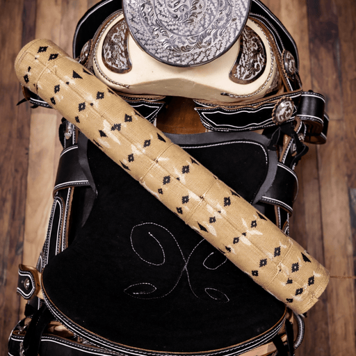 Beige Cafe Charro Sarape Fino Grueso Saddle - M - Royal Saddles - Sarapes