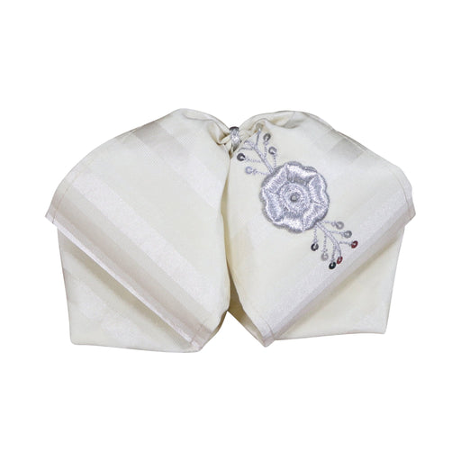 Beige Camisa Charra Mono Flor Bowtie - M - Royal Saddles - Monos Charros