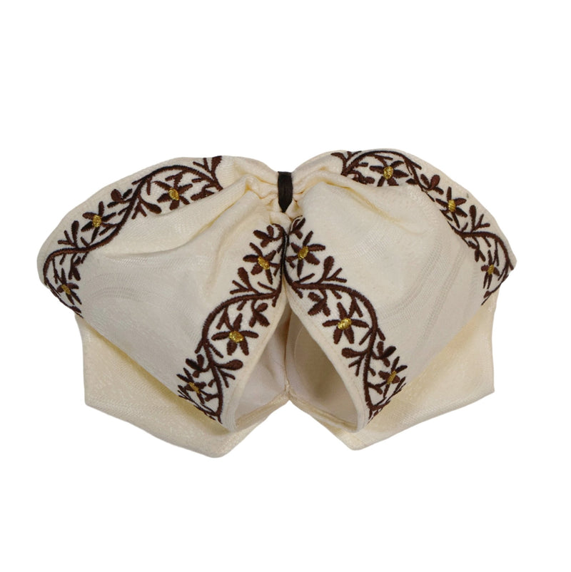 Beige Mexican Charro Mono Diseno Flor - M - Royal Saddles - Monos Charros