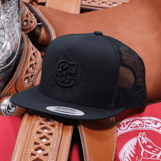 Black "Aguila" Mexico Charros Original Hat - M - Royal Saddles - Charros Original Hats