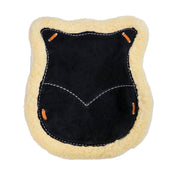 Black Asiento Borrego Saddle Wool Cushion - M - Royal Saddles - Charro Saddle Parts