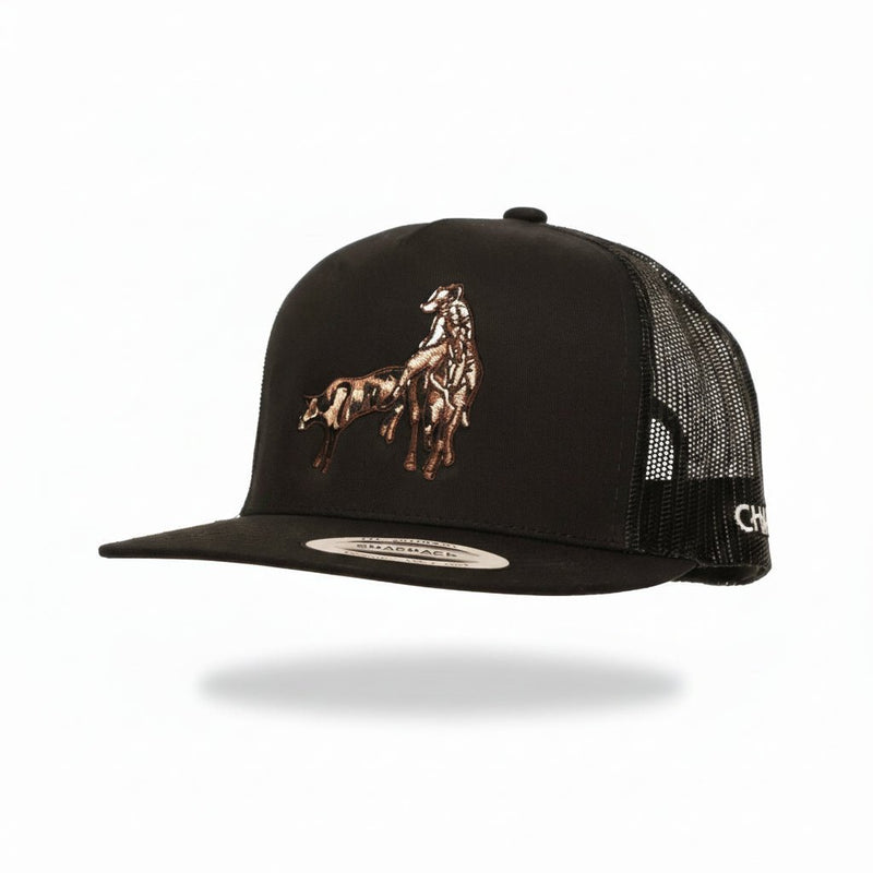 Black Charros Original Colas Hat - M - Royal Saddles - Charros Original Hats