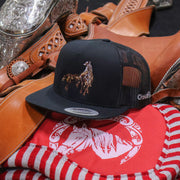 Black Charros Original Colas Hat - M - Royal Saddles - Charros Original Hats