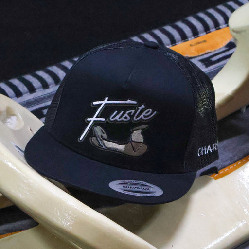 Black "Fuste" Original Trucker Hat - M - Royal Saddles - Charros Original Hats