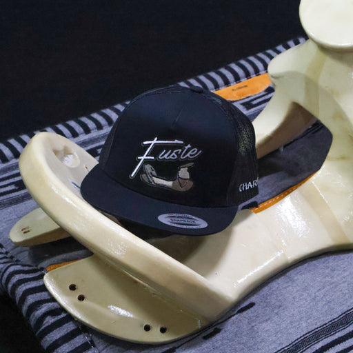 Black "Fuste" Original Trucker Hat - M - Royal Saddles - Charros Original Hats
