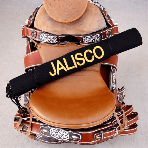 Black Jalisco Traditional Charro Saddle Sarape para Silla Charra - M - Royal Saddles - Sarapes