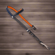 Black Simple Charro Cabezada Horse Headstall - M - Royal Saddles - Charro Headstalls/Cabezada