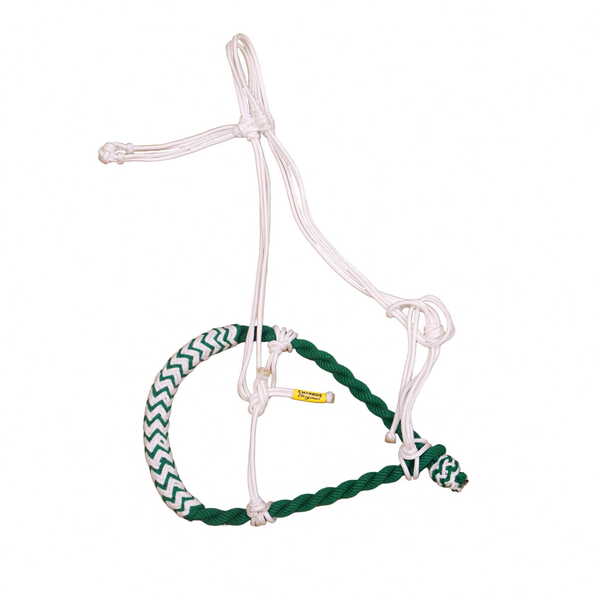 Bosal Charro Green Trenzado Horse Braided Bosal - M - Royal Saddles - Charro Bozal