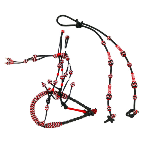 Bosal/Rienda Set Black/Bosal Charro Cabresto Headstall - M - Royal Saddles - Charro Bozal