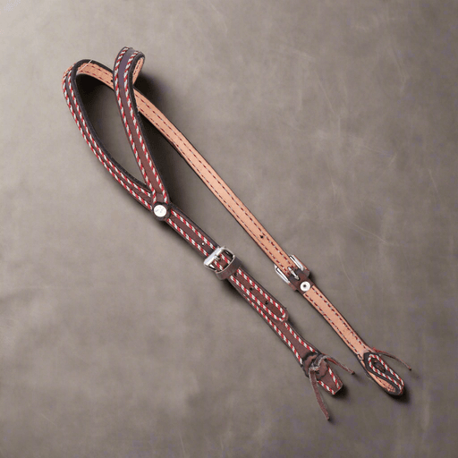 Brown Charro Hand Stitched Headstall Cabezada - M - Royal Saddles - Charro Headstalls/Cabezada
