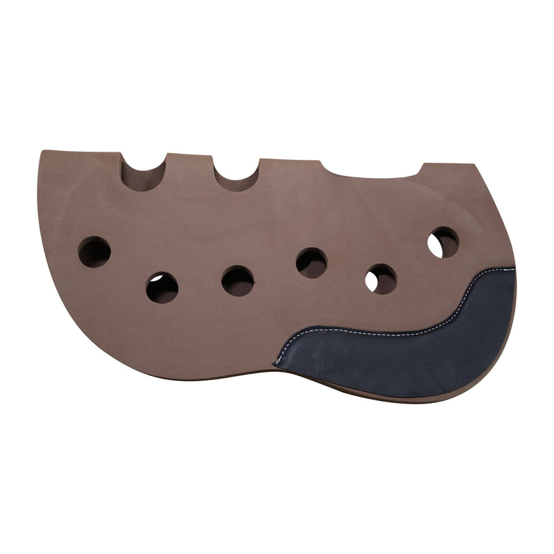 Brown Cola de Pato Orthopedic Carona Charra Ortopedica Brown Saddle Pad - M - Royal Saddles - Charro Pads/Caronas