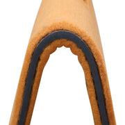 Carona Cola de Pato Amarilla Doble Fieltro Ortopedica Pad - M - Royal Saddles - Charro Pads/Caronas