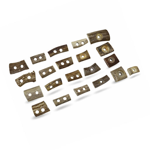 Chapetones De Cuerno De Venado Para Monturas Charras - M - Royal Saddles - Charro Saddle Parts