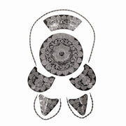 Charra Fuste Tree Herraje Acero Montura - M - Royal Saddles - Charro Saddle Parts