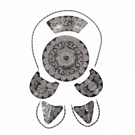 Charra Fuste Tree Herraje Acero Montura - M - Royal Saddles - Charro Saddle Parts