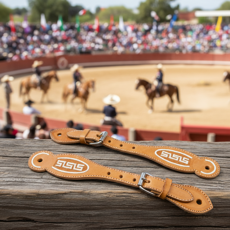 Charras Espuelas Spurs Straps Miel Charro Correones Piteados