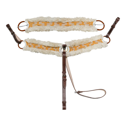 Charro 33.5" Cinch Borrega Pechera Wool Breastcollar - M - Royal Saddles - Charro Breastcollar/Pechera