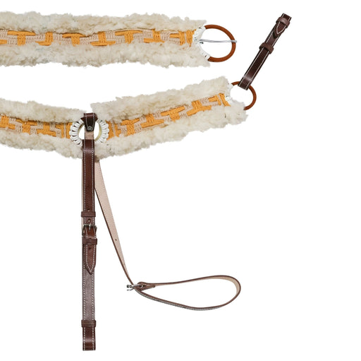 Charro 33.5" Cinch Borrega Pechera Wool Breastcollar - M - Royal Saddles - Charro Breastcollar/Pechera