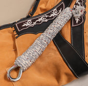 Charro Algodon Gray Pretal Para Toro De Gasa Jinete - M - Royal Saddles - Charro Cinchos