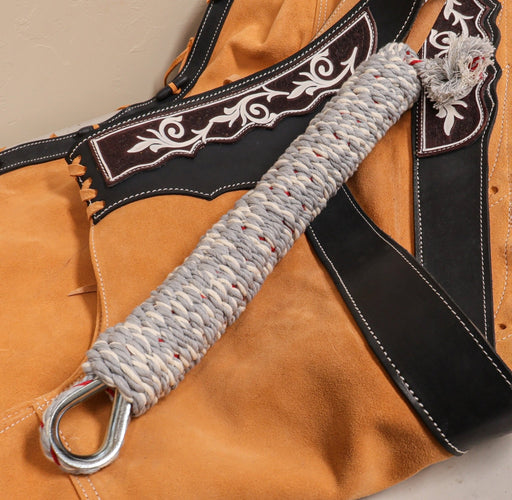 Charro Algodon Gray Pretal Para Toro De Gasa Jinete - M - Royal Saddles - Charro Cinchos