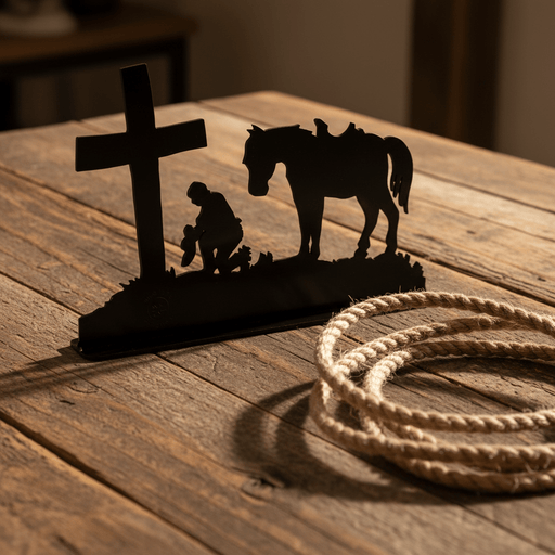 Charro At The Cross Free Standing Charreria Decor - M - Royal Saddles - Decor & Gifts