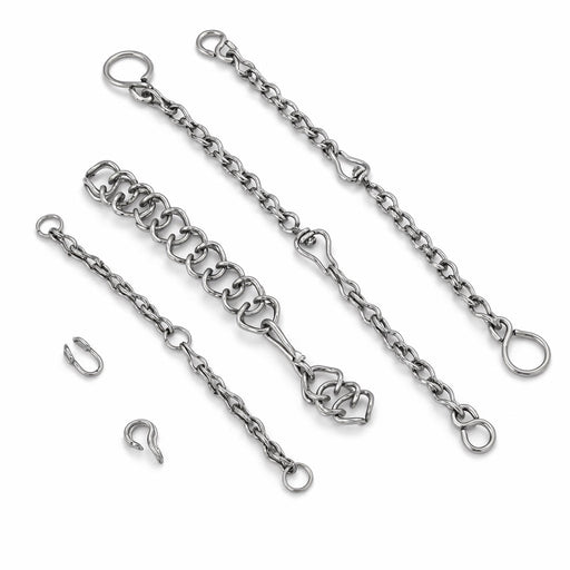 Charro Bit Chains Juego De Cadenillas Completo Para Freno Charro - M - Royal Saddles - Charro Bits/Frenos