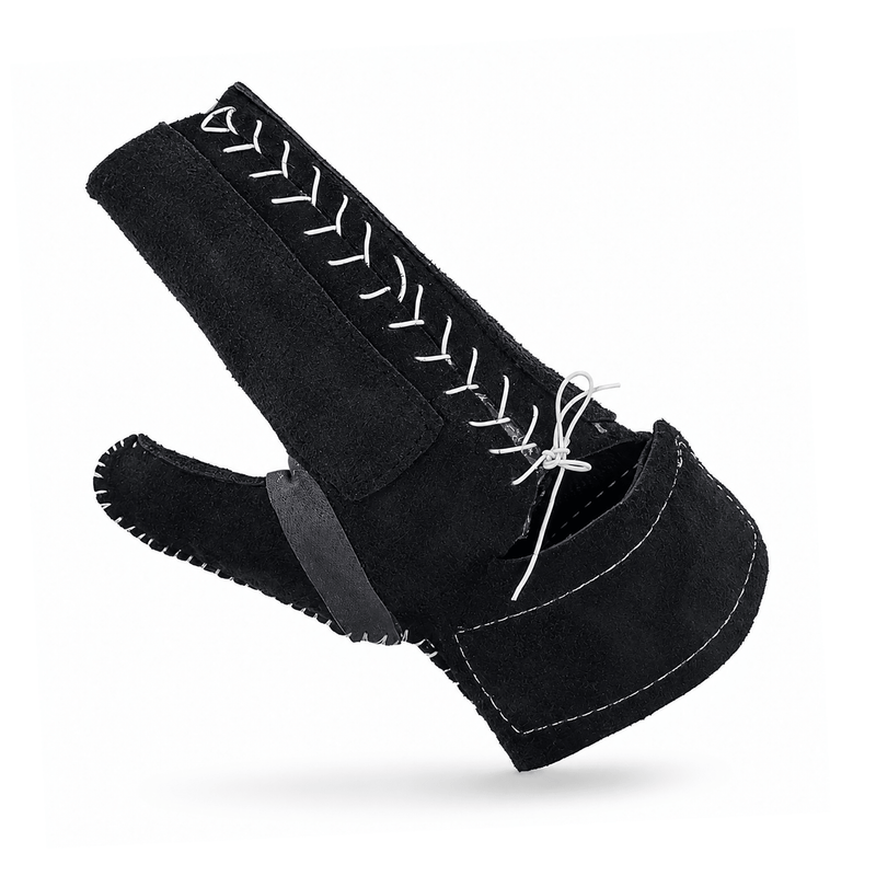 Charro Black Medium Manilla De Piales Gamuza Glove - M-Royal Saddles - Ropes/Sogas