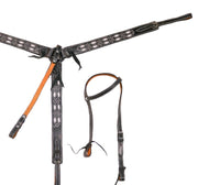 Charro Black Pecho Pretal Cabezada Resacada - M - Royal Saddles - Charro Breastcollar/Pechera