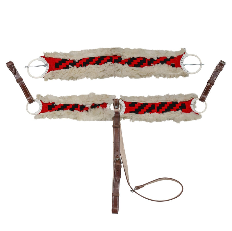 Charro Borrega 35.5" Cinch Pechera Wool Breastcollar - M - Royal Saddles - Charro Breastcollar/Pechera