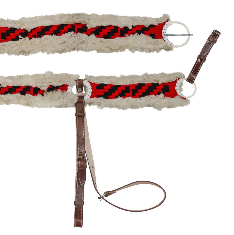 Charro Borrega 35.5" Cinch Pechera Wool Breastcollar - M - Royal Saddles - Charro Breastcollar/Pechera