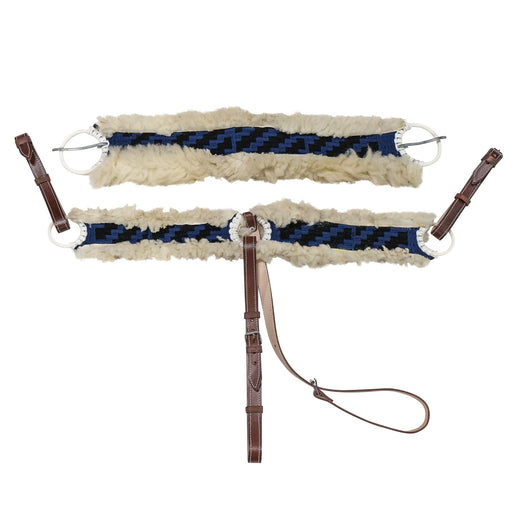 Charro Borrega Pecho Pretal Wool 34.5" Cincho - M - Royal Saddles - Charro Breastcollar/Pechera