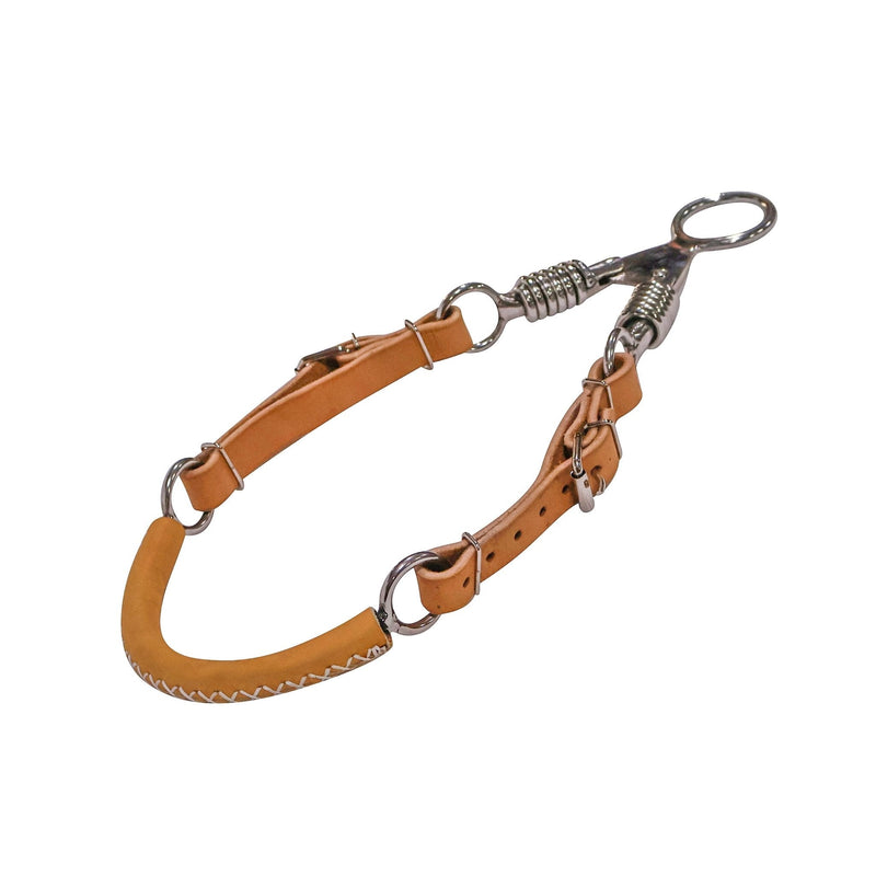 Charro Bosal De Tijera Metal/Vaqueta Leather Bosal Miel - M - Royal Saddles - Charro Bozal