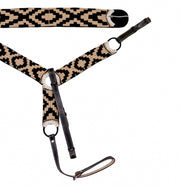 Charro Breastcollar/ 34.5" Cincho Set Pechera Charra Cafe - M - Royal Saddles - Charro Breastcollar/Pechera