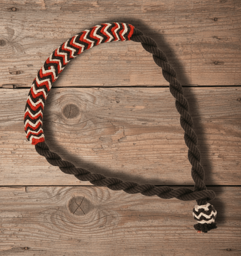 Charro Brown Bosal Horse Bosal Cotton - M - Royal Saddles - Charro Bozal