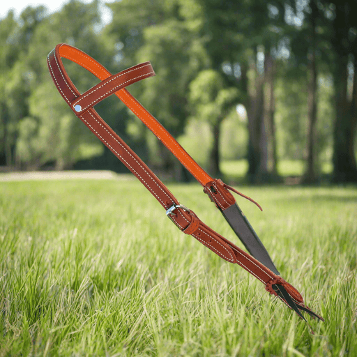 Charro Chedron Headstall Cabezada Lienzo - M - Royal Saddles - Charro Headstalls/Cabezada