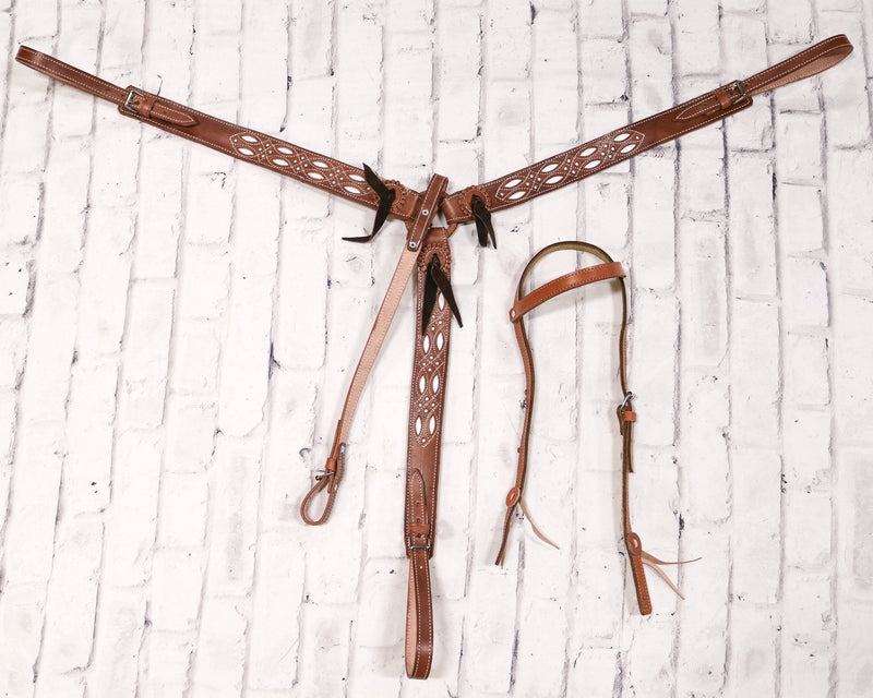 Charro Chedron Pechera Breastcollar Resacada Horse - M - Royal Saddles - Charro Breastcollar/Pechera