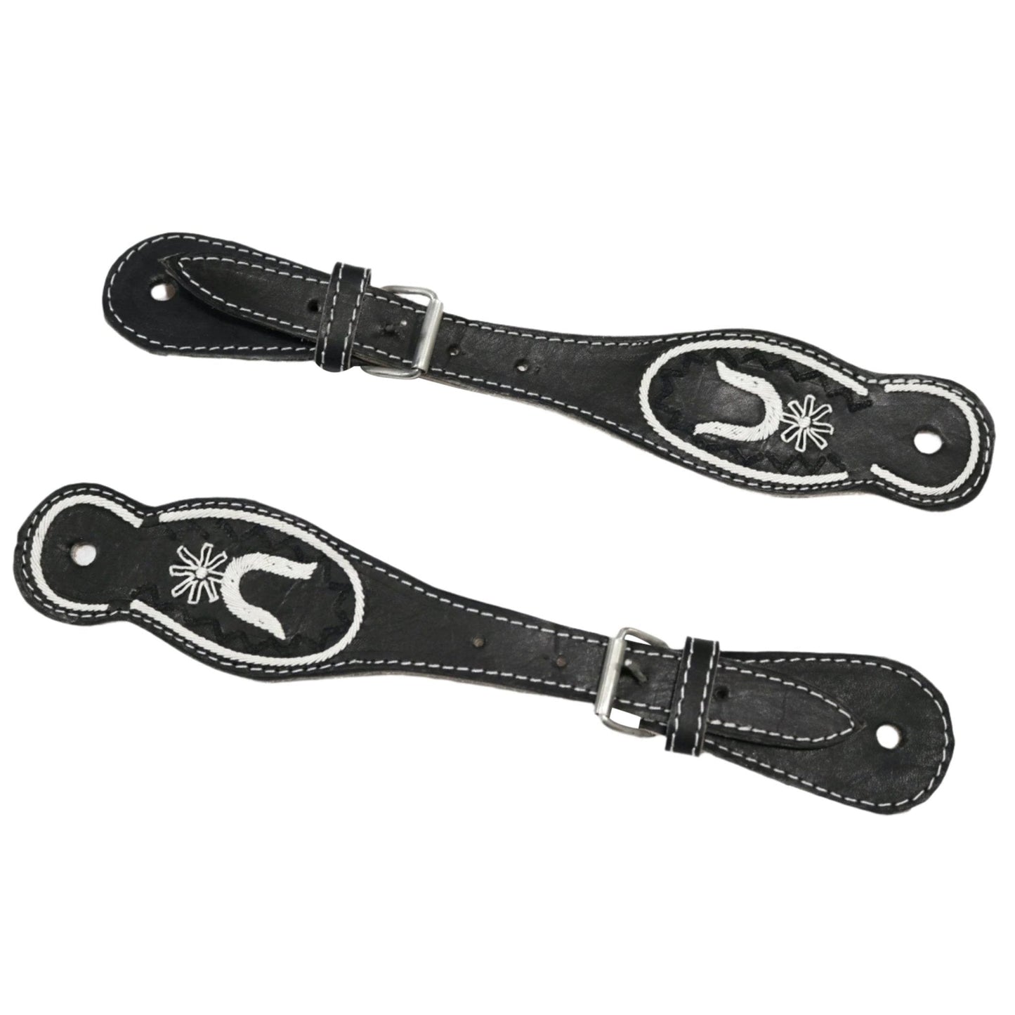 Charro Correones Espuelas Piteados Correas Spurs Straps - M - Royal Saddles - Charro Spurs Strap