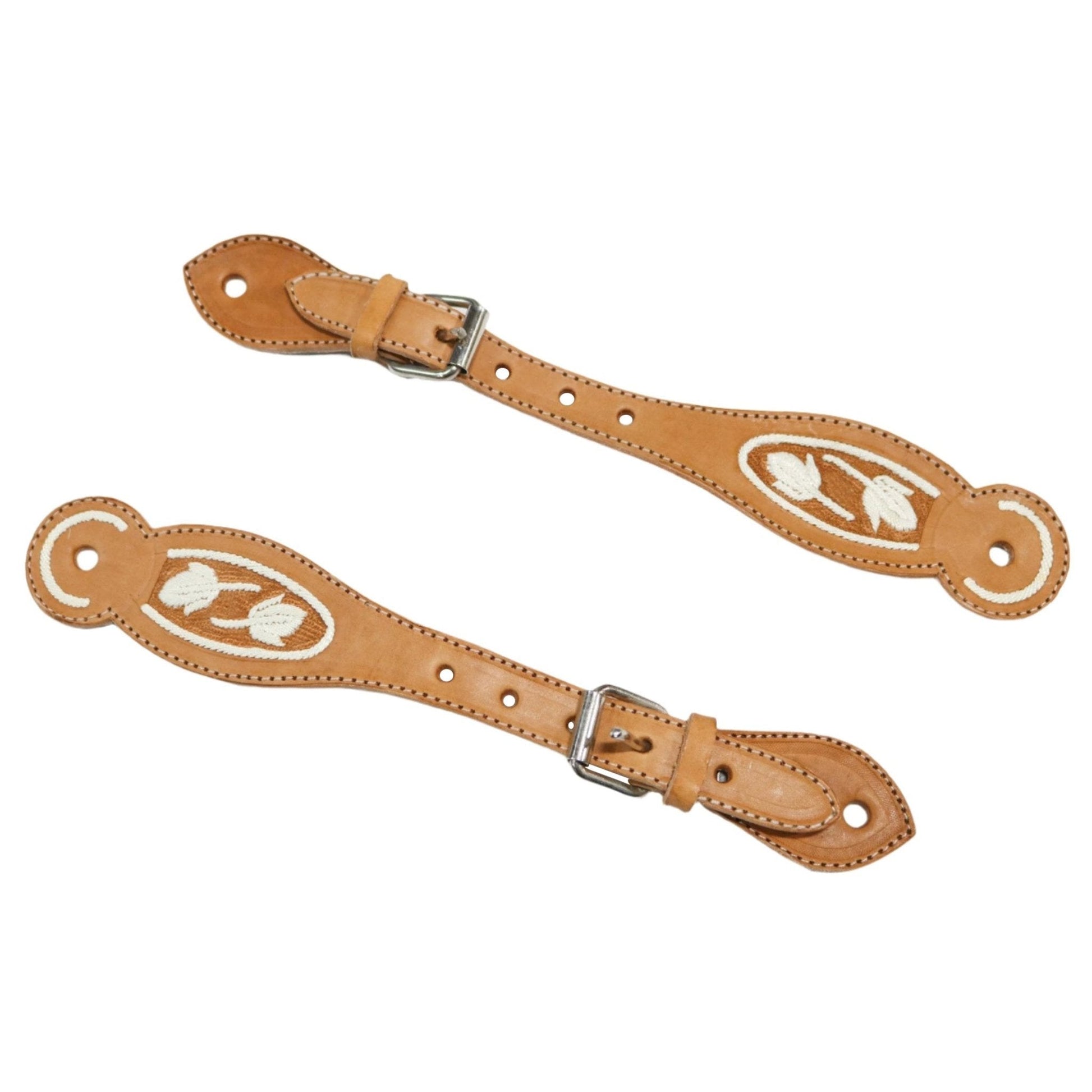 Charro Correones Piteados Correas Espuelas Spurs Straps - M - Royal Saddles - Charro Spurs Strap